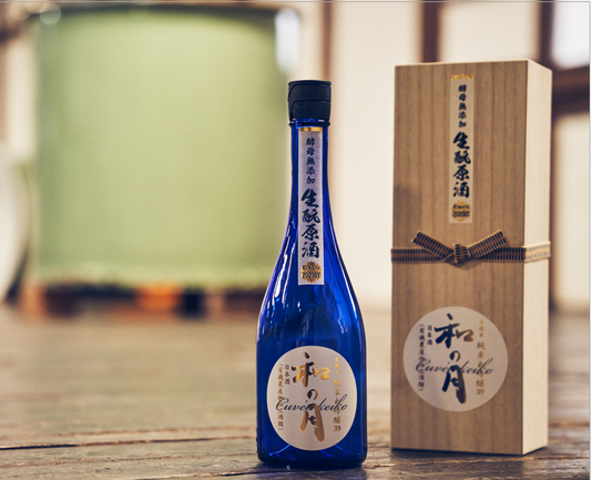 【オーガニック日本酒】有機米純米大吟醸酒 和の月39生酛生原酒しずく 【生酒】(720ml)※箱付き
