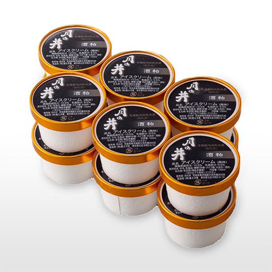 月の井 和の月酒粕アイス　(100ml×12) ※ 送料込み